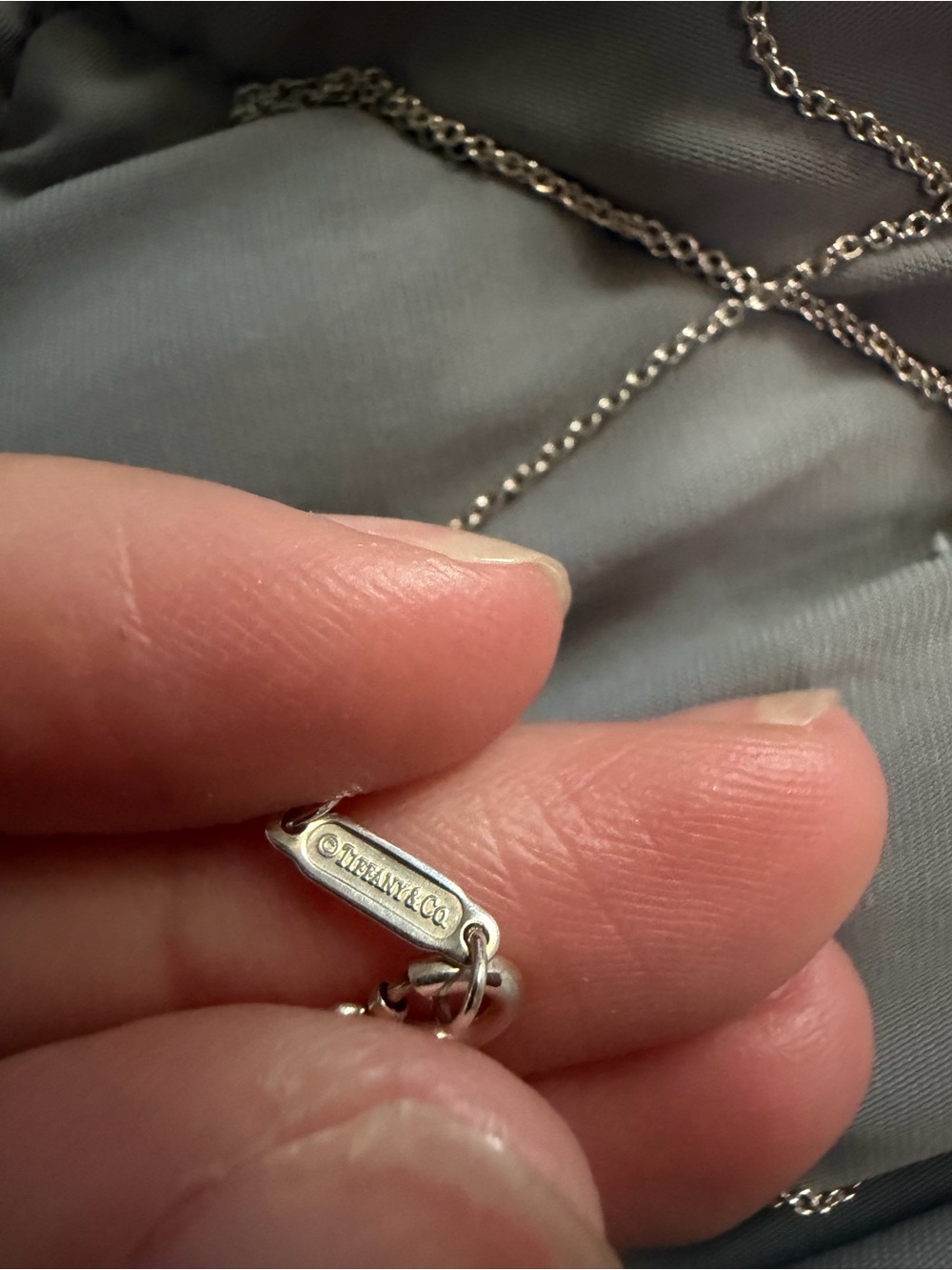 Tiffany & Co. Sterling Silver Pendant Chain 30 Inches - Picture 3 of 6